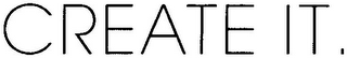 CREATE IT. logo