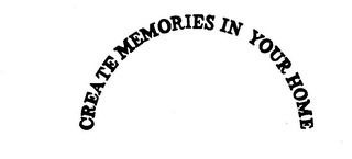 CREATE MEMORIES IN YOUR HOME logo