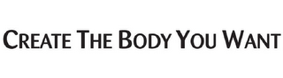 CREATE THE BODY YOU WANT logo