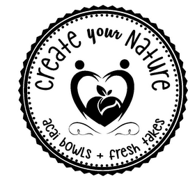 CREATE YOUR NATURE ACAI BOWLS + FRESH TAKES logo