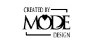 CREATED BY MODE DESIGN logo