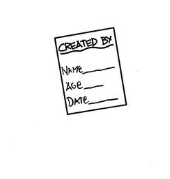 CREATED BY NAME AGE DATE logo