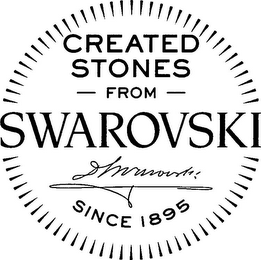 CREATED STONES FROM SWAROVSKI SINCE 1895 logo