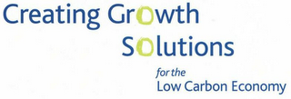 CREATING GROWTH SOLUTIONS FOR THE LOW CARBON ECONOMY logo