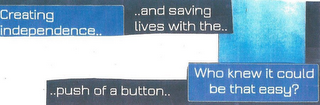CREATING INDEPENDENCE....AND SAVING LIVES WITH THE....PUSH OF A BUTTON..WHO KNEW IT COULD BE THAT EASY? logo