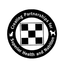 CREATING PARTNERSHIPS FOR SUPERIOR HEALTH AND NUTRITION logo