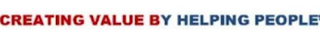 CREATING VALUE BY HELPING PEOPLE logo