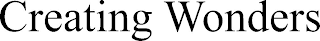 CREATING WONDERS logo