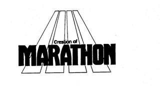 CREATION OF MARATHON logo