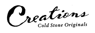 CREATIONS COLD STONE ORIGINALS logo