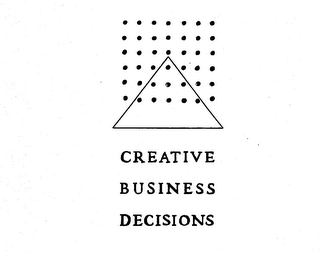 CREATIVE BUSINESS DECISIONS logo
