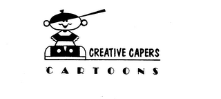 CREATIVE CAPERS C A R T O O N S logo