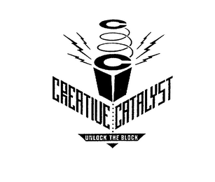 CREATIVE CATALYST UNLOCK THE BLOCK logo