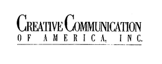 CREATIVE COMMUNICATION OF AMERICA, INC. logo