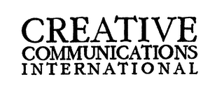 CREATIVE COMMUNICATIONS INTERNATIONAL logo