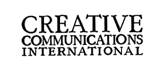 CREATIVE COMMUNICATIONS INTERNATIONAL logo