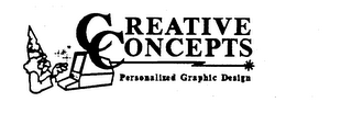 CREATIVE CONCEPTS PERSONALIZED GRAPHIC DESIGN logo