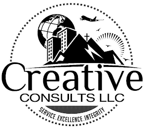 CREATIVE CONSULTS LLC SERVICE . EXCELLENCE . INTEGRITY logo