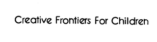 CREATIVE FRONTIERS FOR CHILDREN logo