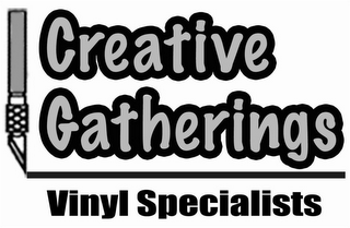 CREATIVE GATHERINGS VINYL SPECIALISTS logo