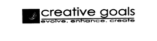 CREATIVE GOALS EVOLVE.ENHANCE.CREATE logo