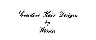 CREATIVE HAIR DESIGNS BY GLORIA logo