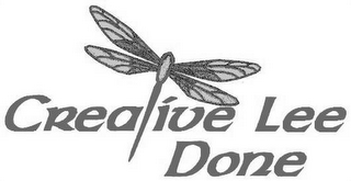 CREATIVE LEE DONE logo