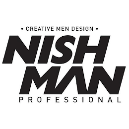 CREATIVE MEN DESIGN NISH MAN PROFESSIONAL logo