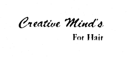 CREATIVE MIND'S FOR HAIR logo