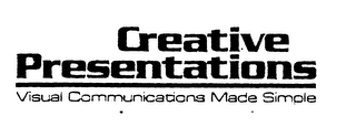 CREATIVE PRESENTATIONS VISUAL COMMUNICATIONS MADE SIMPLE logo