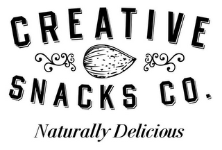 CREATIVE SNACKS CO. NATURALLY DELICIOUS logo