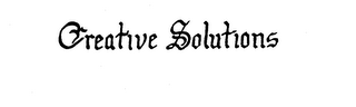CREATIVE SOLUTIONS logo