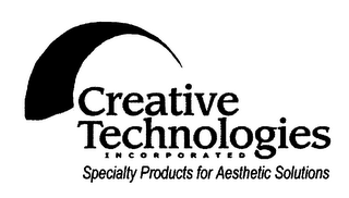 CREATIVE TECHNOLOGIES INCORPORATED SPECIALTY PRODUCTS FOR AESTHETIC SOLUTIONS logo