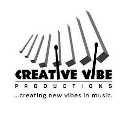 CREATIVE VIBE PRODUCTIONS...CREATING NEW VIBES IN MUSIC. logo