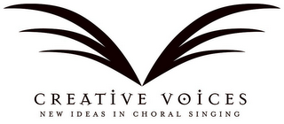 CREATIVE VOICES, NEW IDEAS IN CHORAL SINGING logo