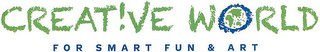 CREATIVE WORLD FOR SMART FUN & ART logo