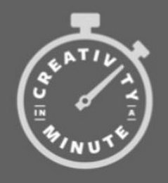 CREATIVITY IN A MINUTE logo