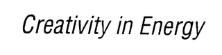 CREATIVITY IN ENERGY logo