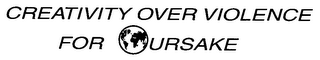 CREATIVITY OVER VIOLENCE FOR URSAKE logo