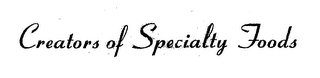 CREATORS OF SPECIALTY FOODS logo