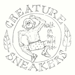 CREATURE SNEAKERS WALK ON THE WILD SIDE logo