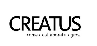 CREATUS COME · COLLABORATE · GROW logo