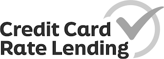 CREDIT CARD RATE LENDING logo