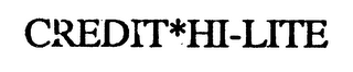 CREDIT HI-LITE logo