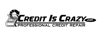 CREDIT IS CRAZY .COM PROFESSIONAL CREDIT REPAIR logo