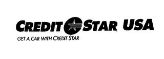 CREDIT STAR USA GET A CAR WITH CREDIT STAR logo