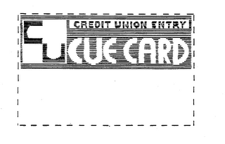 CREDIT UNION ENTRY CUE CARD logo