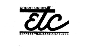CREDIT UNION ETC EXPRESS TRANSACTION CENTER logo