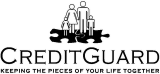 CREDITGUARD KEEPING THE PIECES OF YOUR LIFE TOGETHER logo