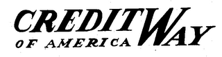 CREDITWAY OF AMERICA logo